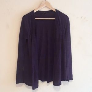 Purple cardigan